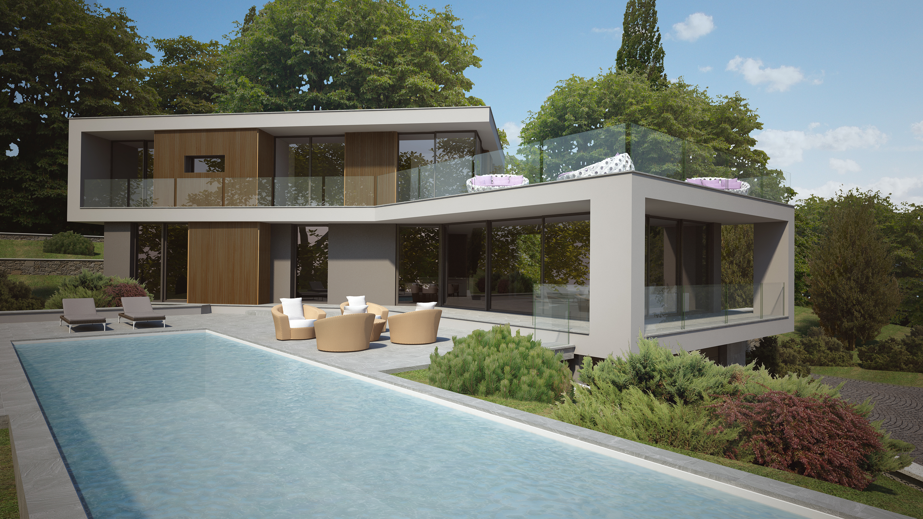 Villa under construction